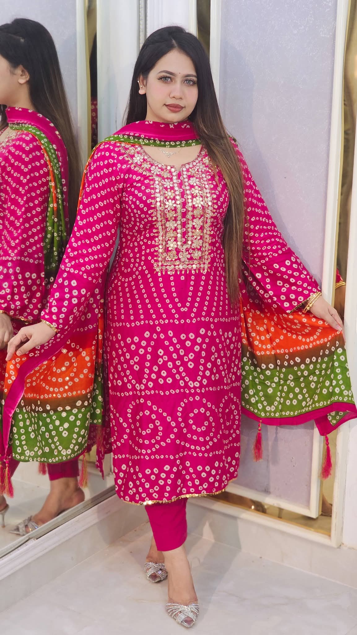 Luxury Boutique printed Cotton 3 piece set